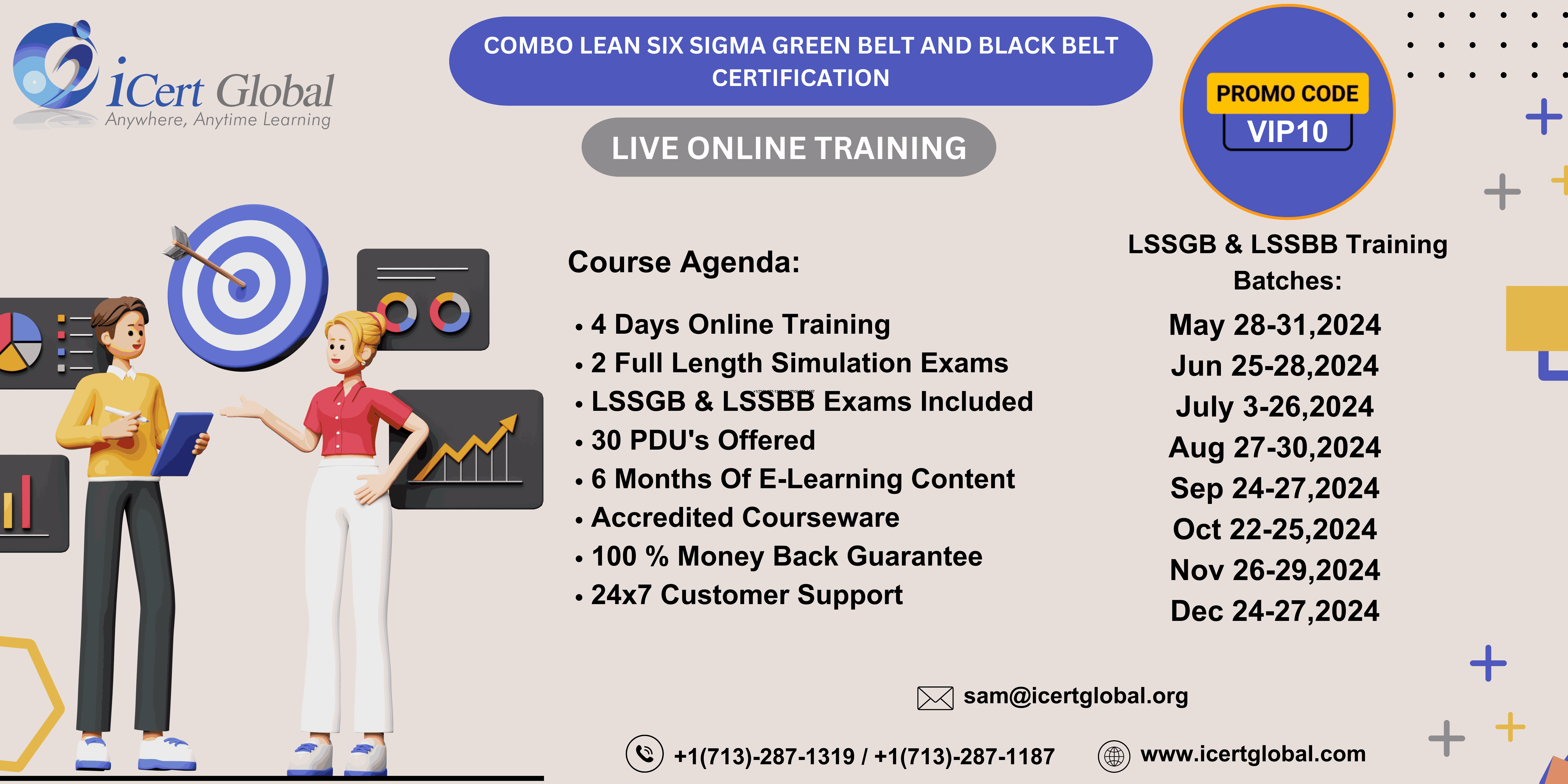 Combo LSSGB and LSSBB Online Live Interactive Training Course